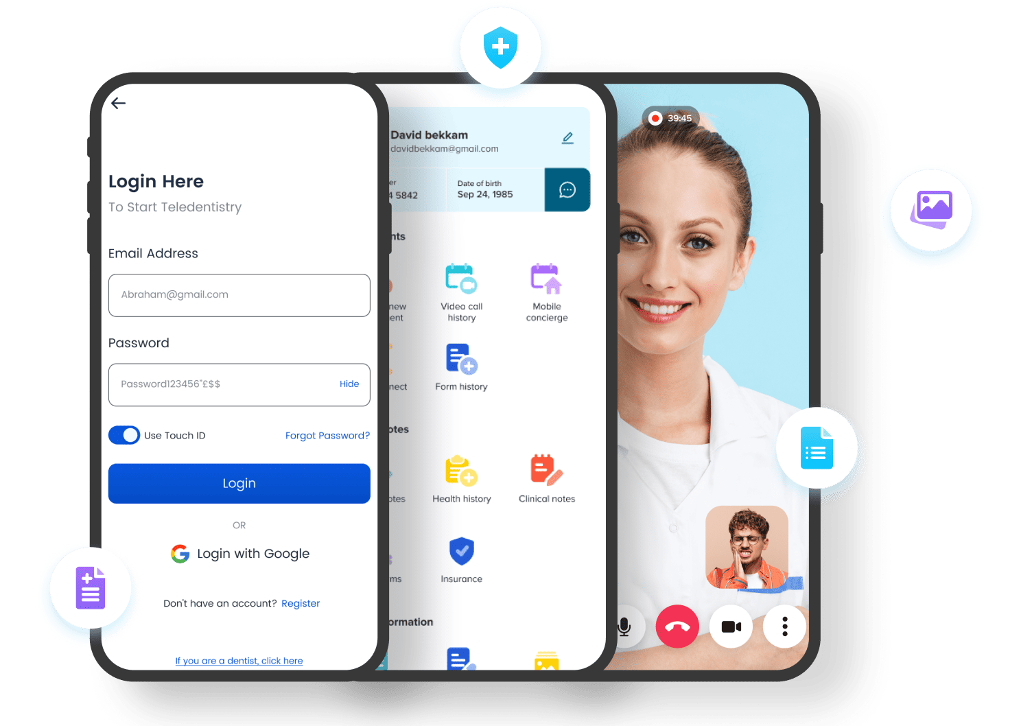 Remote health app development